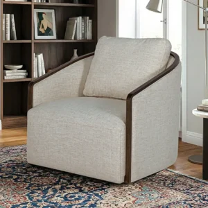 Zebina Swivel Accent Chair By Furniture Of America