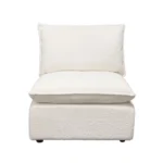 Ivy Armless Shearling Chair By Diamond Sofa - Image 2