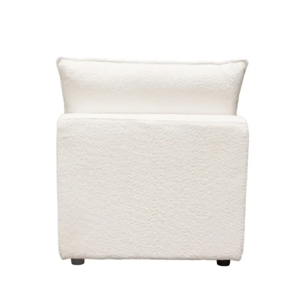 Ivy Armless Shearling Chair By Diamond Sofa - Image 3