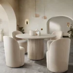 Kendall Modern Swivel Dining Chair Set of (2) By Diamond Sofa - Image 3