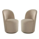 Kendall Modern Swivel Dining Chair Set of (2) By Diamond Sofa - Image 4