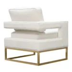 Lake Modern White Accent Chair By Diamond Sofa - Image 3