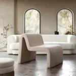 Lana Looped Shearling Camel Accent Chair By Diamond Sofa