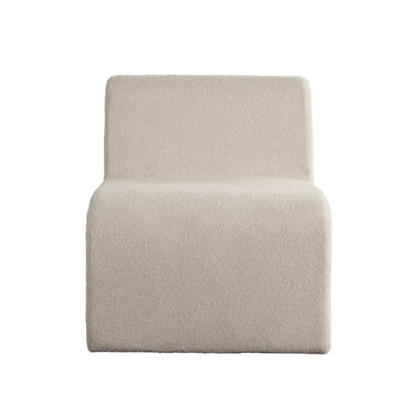 Lana Looped Shearling Camel Accent Chair By Diamond Sofa - Image 2