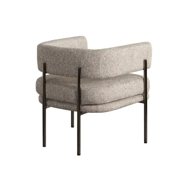 Lark Dining Chair Upholstery Fabric Set of (2) By Diamond Sofa - Image 4