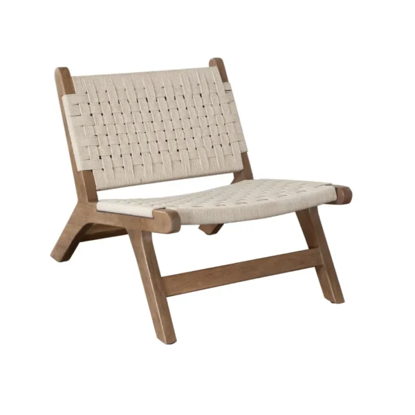 Laurel Walnut Wood Frame Accent Chair By Diamond Sofa - Image 3