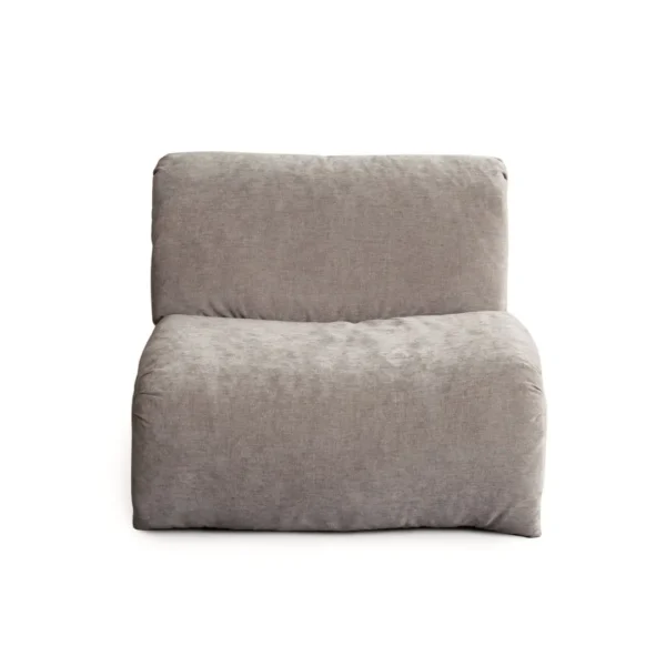Leigh Armless Upholstery Chair Fabric By Diamond Sofa - Image 3