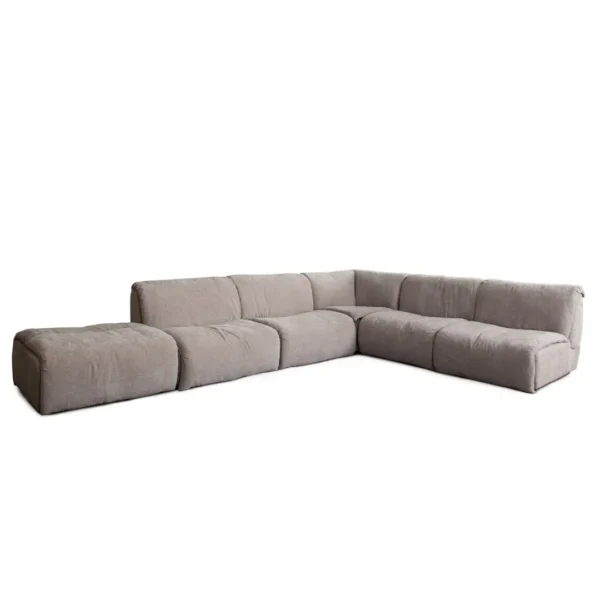 Leigh 6PC Fabric Sectional Sofa By Diamond Sofa - Image 3