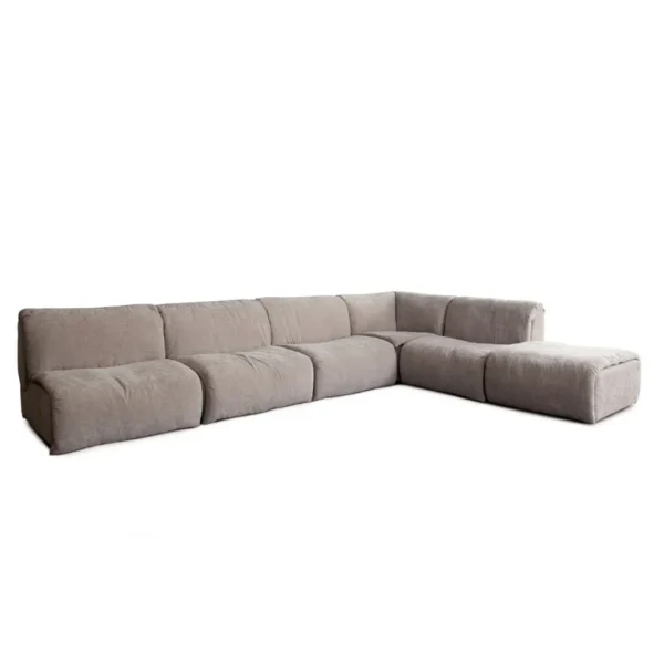 Leigh 6PC Fabric Sectional Sofa By Diamond Sofa - Image 6