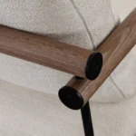 Liam Fabric Cream Accent Chair By Diamond Sofa - Image 4