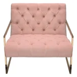 Luxe Velvet Tufted Accent Chair By Diamond Sofa - Image 6