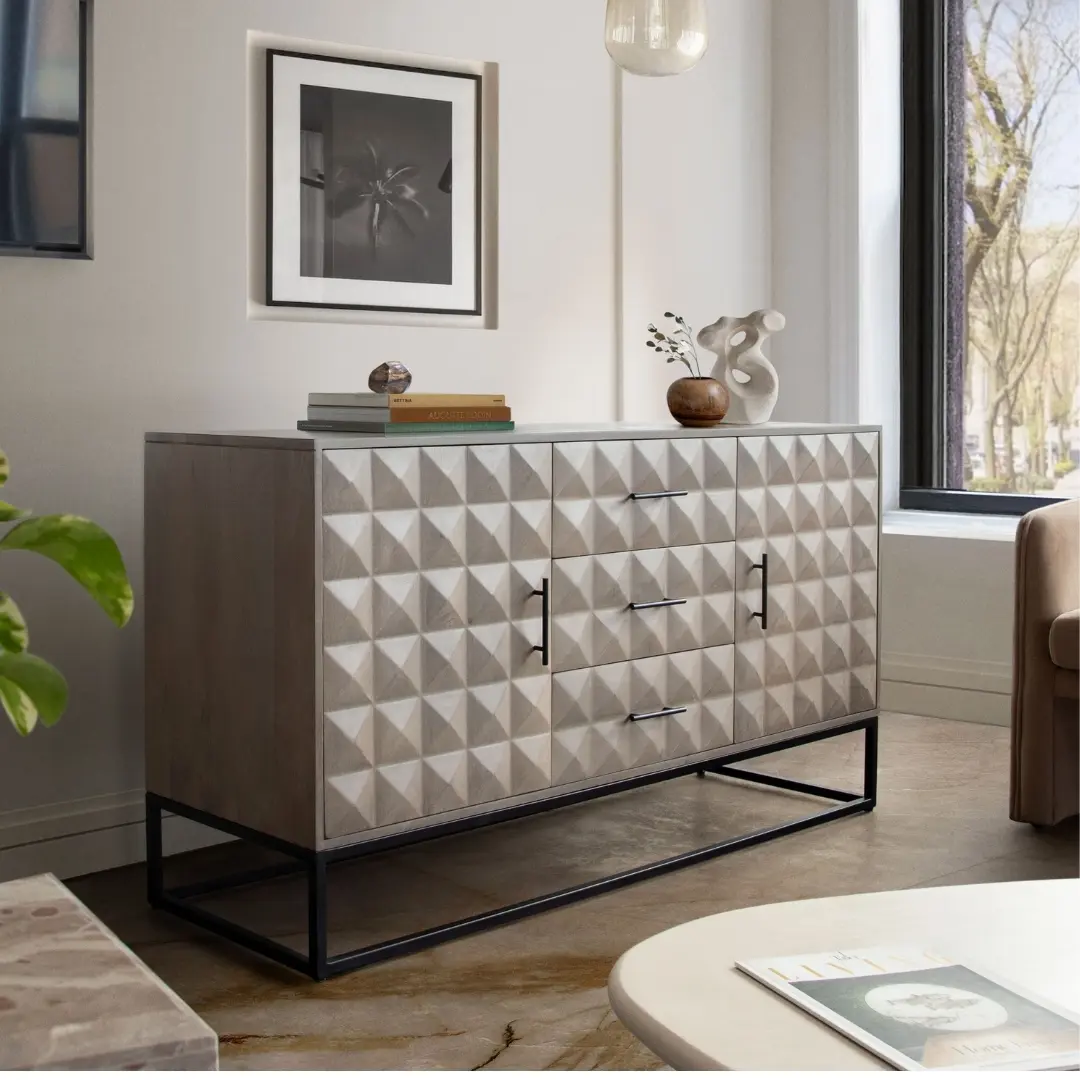 Madera 3 Drawer Dresser Solid Wood By Diamond Sofa | U-Trade Furniture Madera 3 Drawer Dresser Solid Wood By Diamond Sofa - Image 1