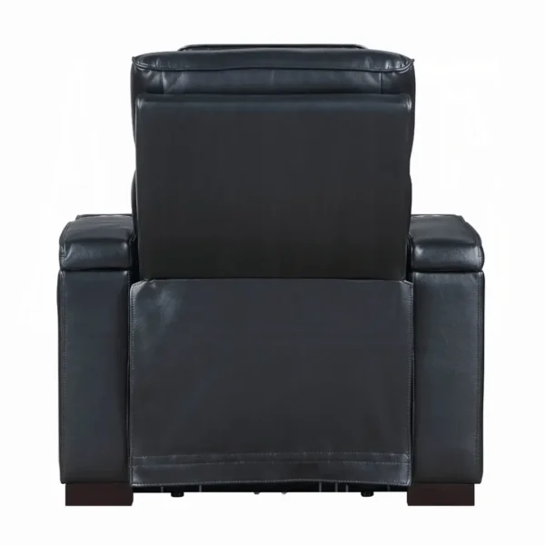 Ephron Black Leather Power Recliner Chair by ACME - Image 4