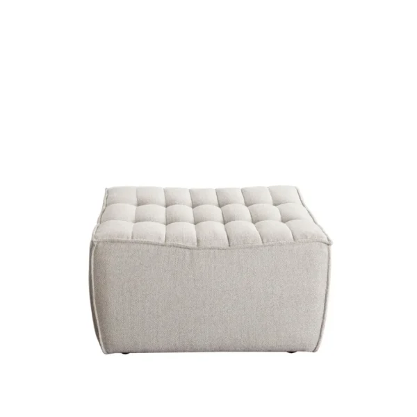 Marshall Scooped Tufted Ottoman By Diamond Sofa - Image 4