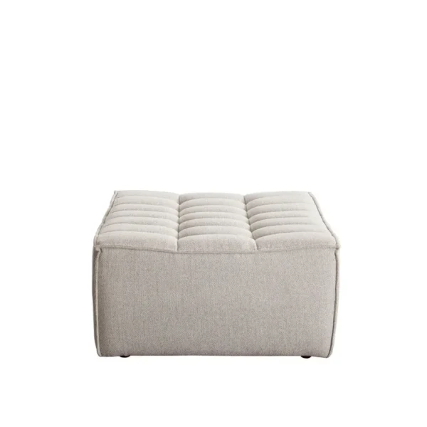 Marshall Scooped Tufted Ottoman By Diamond Sofa - Image 5