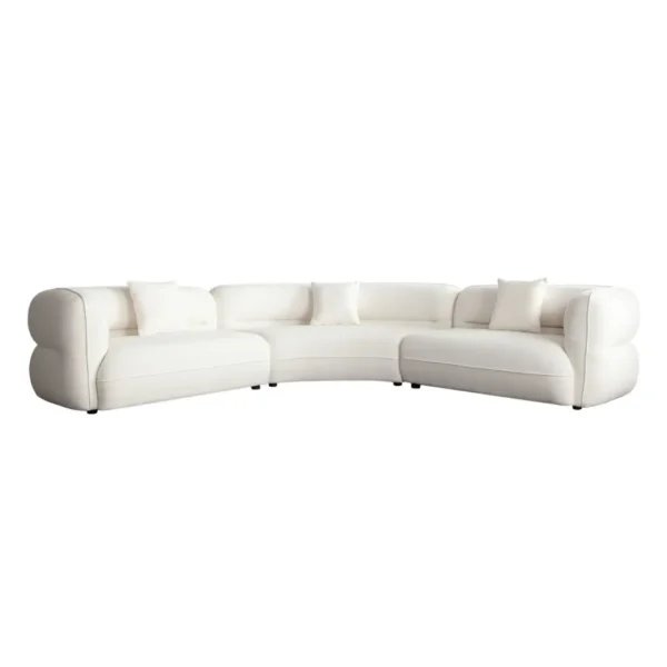 Micah 3PC Modern Sectional Sofa By Diamond Sofa - Image 3