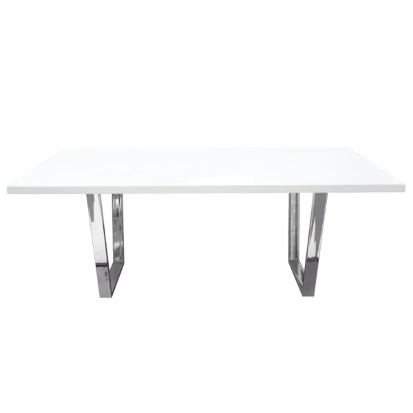 Mirage Contemporary Dining Room Tables By Diamond Sofa - Image 4