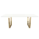Mirage Contemporary Dining Room Tables By Diamond Sofa - Image 3