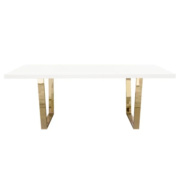 Mirage Contemporary Dining Room Tables By Diamond Sofa - Image 3