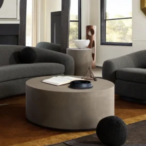 Montage Modern Round Coffee Table By Diamond Sofa