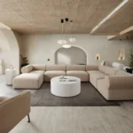 Montage Modern Round Coffee Table By Diamond Sofa - Image 2
