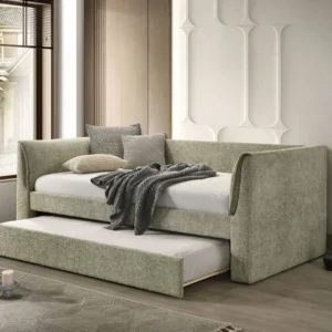 Upney Twin Contemporary Daybed Bedding w/ Trundle By Furniture Of America