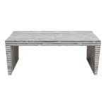 Mosaic Elegant Coffee Table With Bone Inlay By Diamond Sofa - Image 2