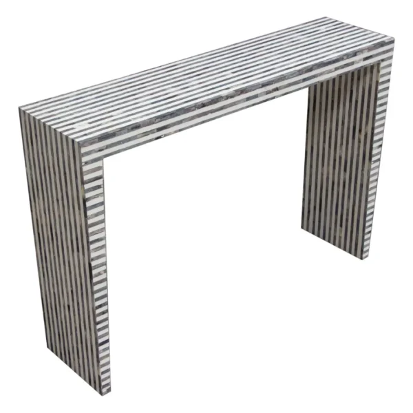 Mosaic Modern Console Table With Bone Inlay By Diamond Sofa - Image 4