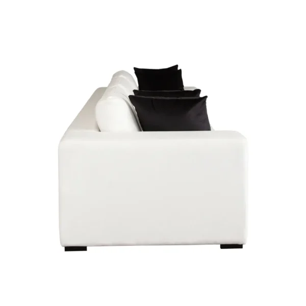 Muse Mist White Sofa With Pillows By Diamond Sofa - Image 6