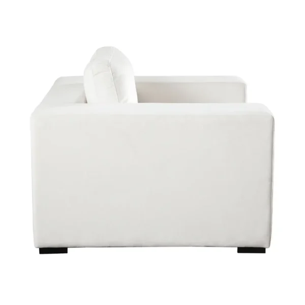 Muse Modern Accent Chair in Mist White By Diamond Sofa - Image 3