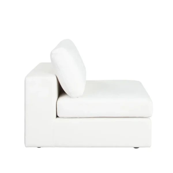 Muse Armless Small Living Room Chair By Diamond Sofa - Image 3
