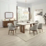 Harvey Ceramic Dining Table by ACME - Image 5
