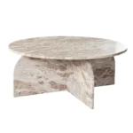 Nebula Round Marble Coffee Table By Diamond Sofa - Image 2