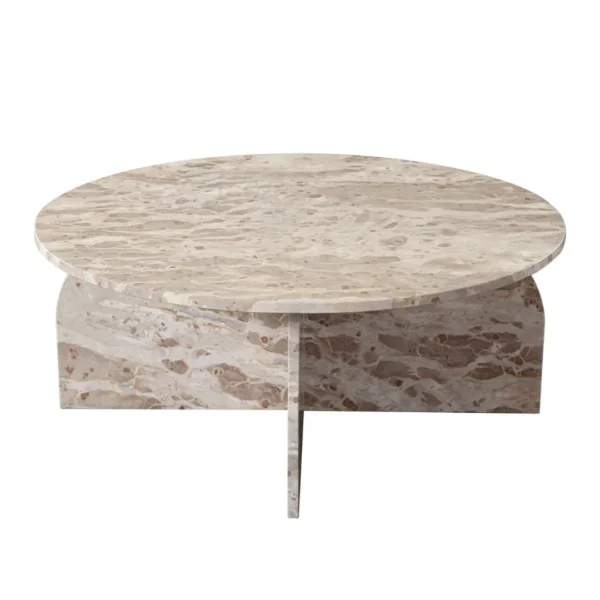 Nebula Round Marble Coffee Table By Diamond Sofa - Image 3