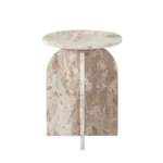 Nebula Round Marble Top End Table By Diamond Sofa - Image 3