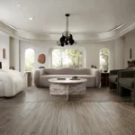 Nebula Round Marble Top End Table By Diamond Sofa - Image 4