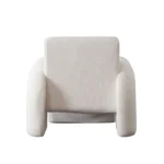 Noa Ivory Sherpa Accent Chair By Diamond Sofa - Image 3