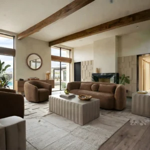 Ocean Fabric Modern Style Sofa By Diamond Sofa