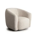 Ocean Fabric Accent Swivel Chair By Diamond Sofa