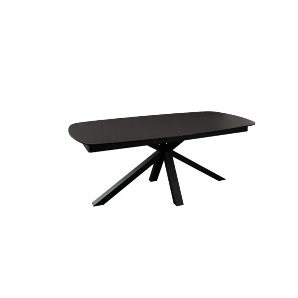 Onyx Black Extendable Dining Table By Diamond Sofa - Image 3