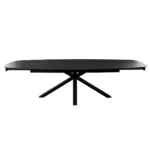 Onyx Black Extendable Dining Table By Diamond Sofa - Image 4