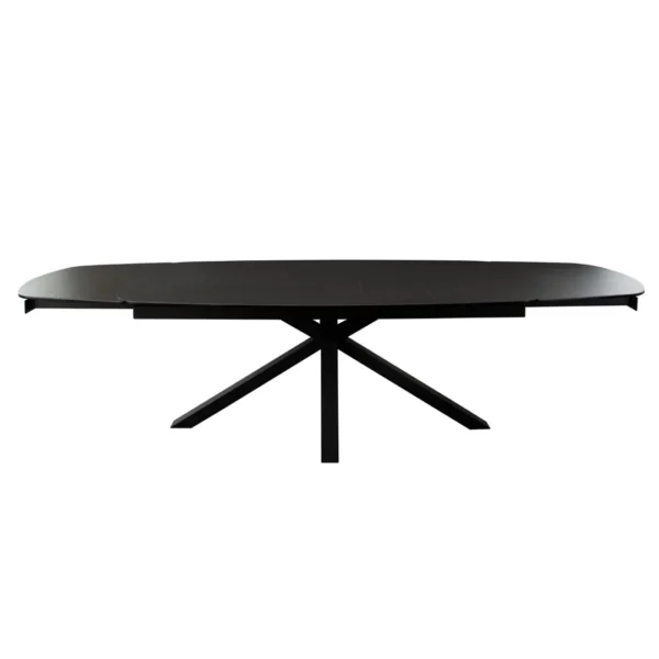 Onyx Black Extendable Dining Table By Diamond Sofa - Image 4