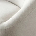 Opal Upholstered Swivel Chair in Light Oat By Diamond Sofa - Image 5