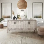 Palm Modern Sideboard in Natural By Diamond Sofa