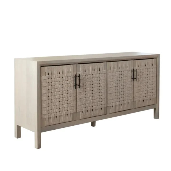 Palm Modern Sideboard in Natural By Diamond Sofa - Image 2