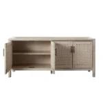 Palm Modern Sideboard in Natural By Diamond Sofa - Image 3