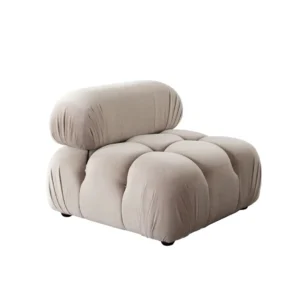 Paloma Armless Velvet Tufted Chair By Diamond Sofa