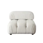 Paloma Armless Velvet Tufted Chair By Diamond Sofa - Image 2