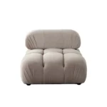 Paloma Armless Velvet Tufted Chair By Diamond Sofa - Image 4