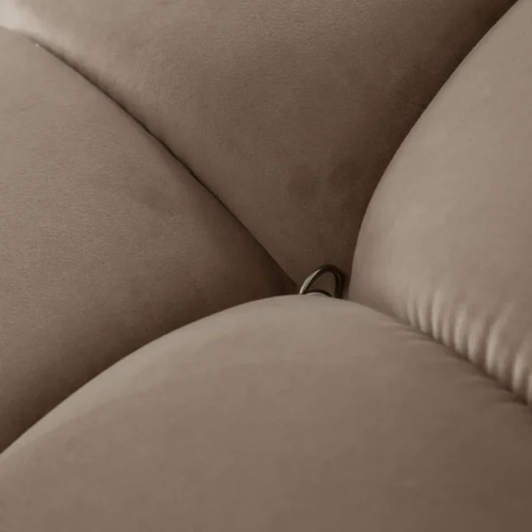 Paloma Armless Velvet Tufted Chair By Diamond Sofa - Image 5